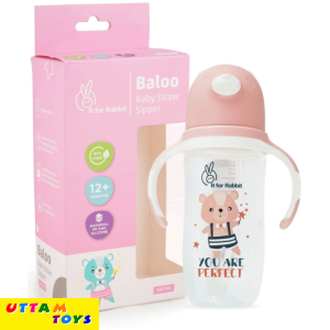 R For Rabbit Baloo Baby Straw Sipper Bottle - 300 ML