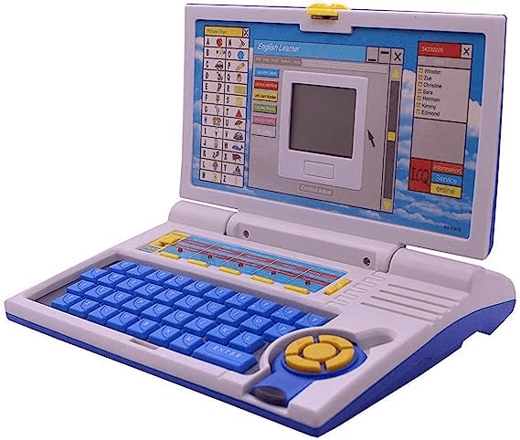 Uttam Toys English Learner Educational Notebook / Laptop with Mouse Control Multicolor