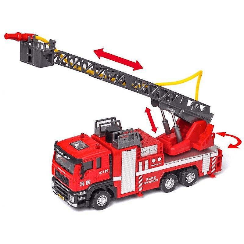 Uttam Toys Fire Truck with Lights, Siren Sound and Water Gun
