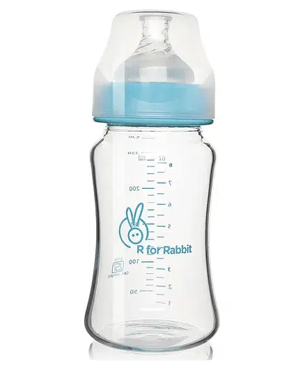 R for Rabbit Fist Feed Glass Feeding Bottle