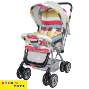 R For Rabbit Lollipop Lite Baby Stroller - Travel Friendly, Easy To Fold, Reversible Handle, Wheel Lock, Adjastable Leg Rest