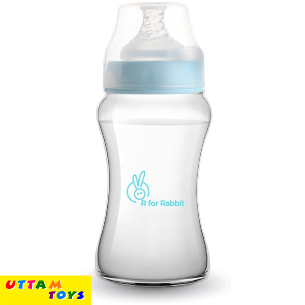 R for Rabbit First Feed Plastic PP Baby Feeding Nipple Milk Bottle with Anti Colic for New Born Babies