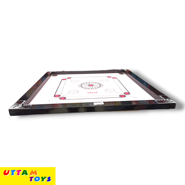 Raja Sports Wooden Round Pocket Carrom Board - Multicolour (24*24 Inc.)