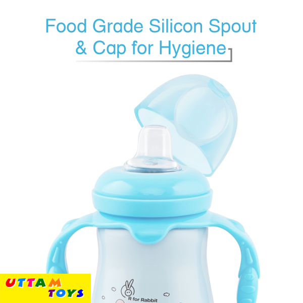 R For Rabbit Steebo Teddy SS Baby Spout Sipper 210 ML (Blue)