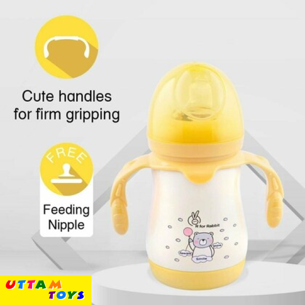 R For Rabbit Steebo Teddy SS Baby Spout Sipper 210 ML (Yellow)