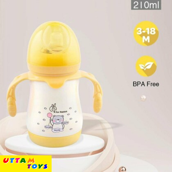 R For Rabbit Steebo Teddy SS Baby Spout Sipper 210 ML (Yellow)