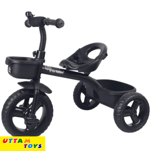 R For Rabbit Tiny Toes T10 Ace Tricycle - Front & Back Basket, Seat Belt