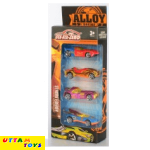 Alloy Toy Car 4 Six Six Zero Design of Various Styles of Alloy Car Body no of 4 Cars