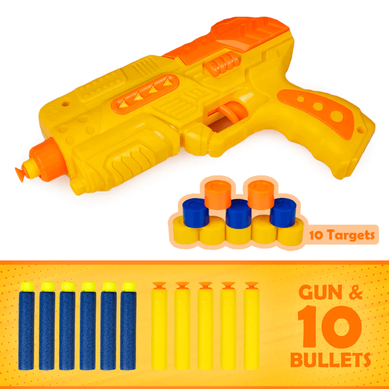 Anmol Toys Apache Air Striker Soft Blaster with 10 Darts