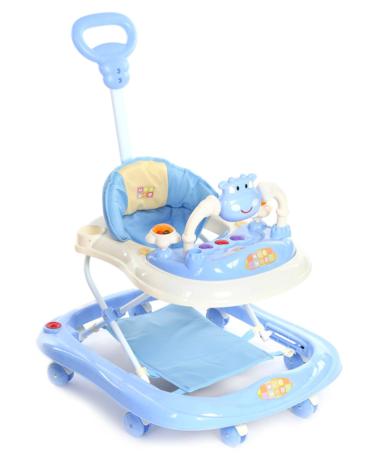 Mee Mee Musical Walker With Play Tray - Blue