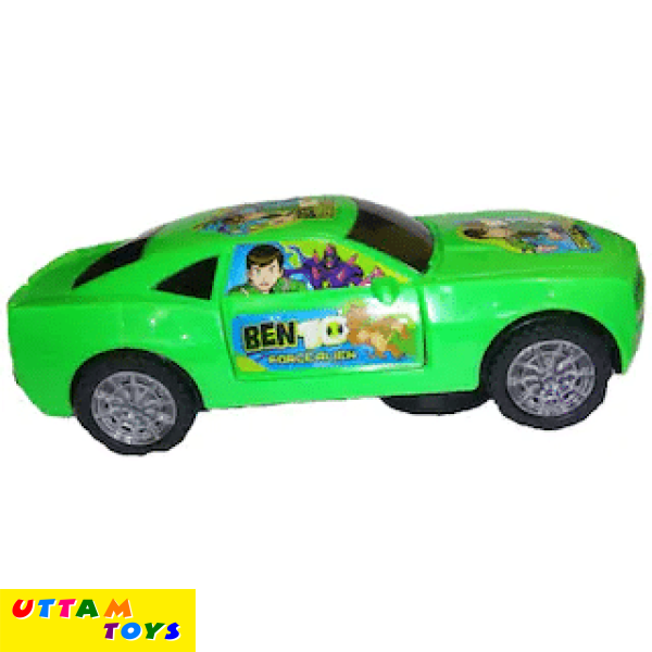 New BEN 10 Musical Car Toy For Kids With 360 Degrees Rotation Function