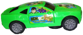New BEN 10 Musical Car Toy For Kids With 360 Degrees Rotation Function