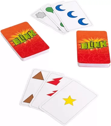 mattel GAMES Blink the World's Fastest Card Game, Multi Color Party & Fun Games Board Game