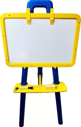Kirat Chhota Bheem 5 in 1 Easel Board for Kids (Yellow & Blue)