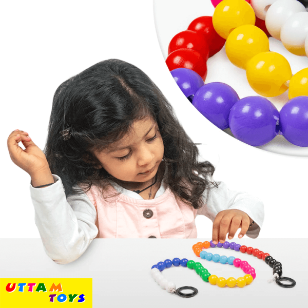 Darshan Toys Educational Counting Beads - 50 Pcs