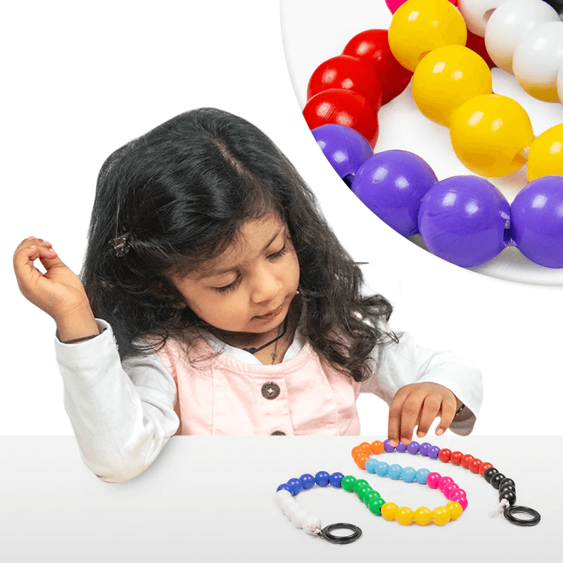 Darshan Toys Educational Counting Beads - 50 Pcs