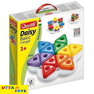 Quercetti Daisy Basic Triangoli, Multi Color