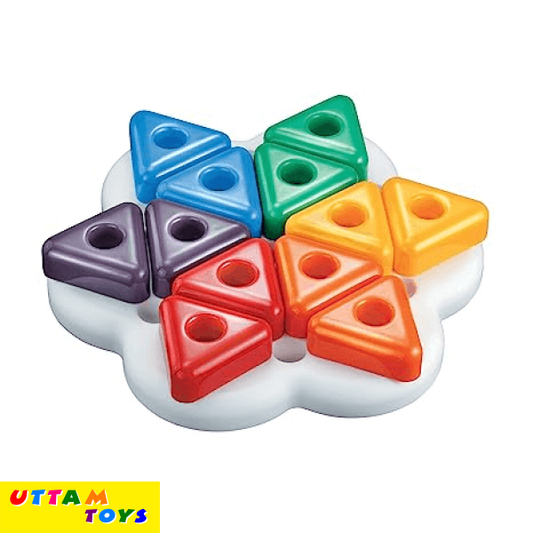 Quercetti Daisy Basic Triangoli, Multi Color