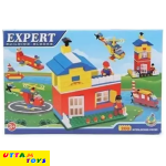 Maharaja's Expert Architect Block Set with 200 Pieces of Interlocking Blocks, Multi Color Blocks with Detailed Guidebook, Learning & Educational Toy Play Set