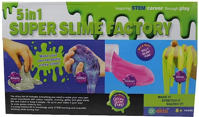 Ekta 5 in 1 Super Slime Factory