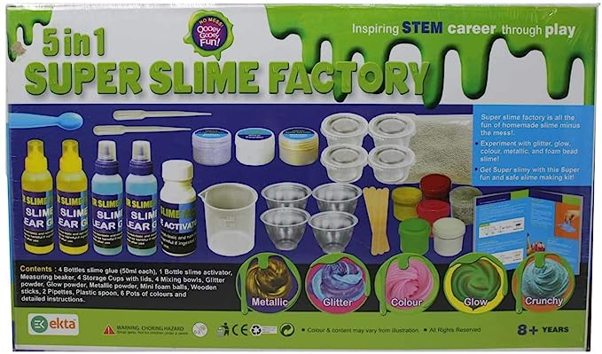 Ekta 5 in 1 Super Slime Factory