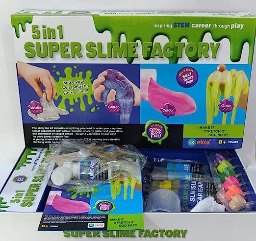 Buy Ekta 5 in 1 Super Slime Factory - Uttam Toys