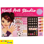 Ekta Nail Art Studio | Creative Gifts for Girls | Perfect Gift for Girls | Kids Nail Polish KIT with Accessories Multicolor