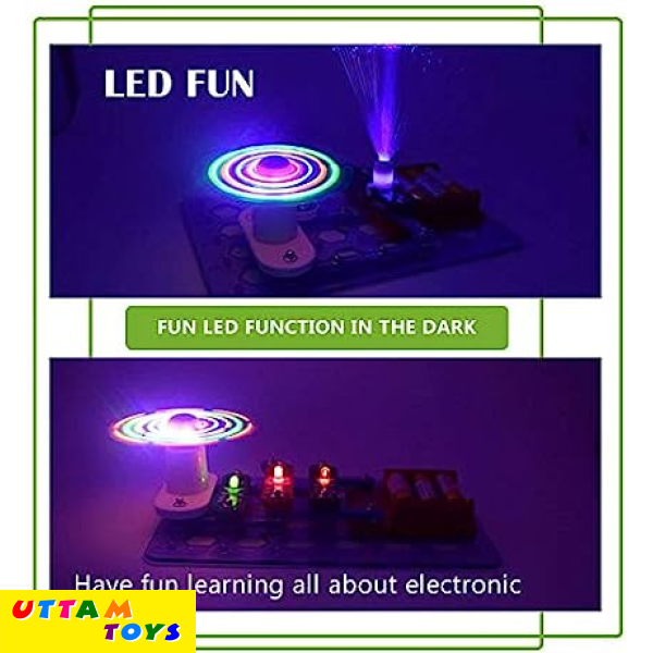 Electronic Blocks LED Fun || Colorful Fan || Fiber Tree || Tilt Sensor || Conduction Detector || 12 Pcs