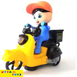 Fast Food Tricycle Motorcycle Vehicle Toy for Kids|Boys|Girls with Light & Music