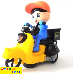 Fast Food Tricycle Motorcycle Vehicle Toy for Kids|Boys|Girls with Light & Music