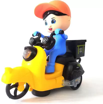 Fast Food Tricycle Motorcycle Vehicle Toy for Kids|Boys|Girls with Light & Music