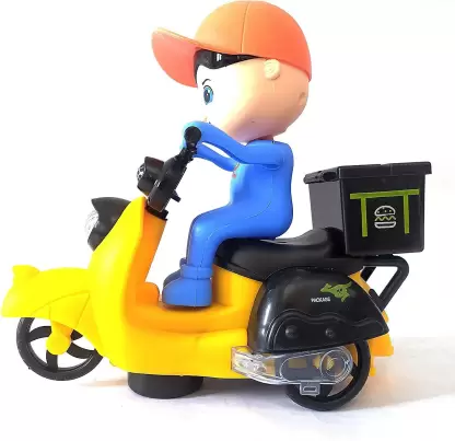 Fast Food Tricycle Motorcycle Vehicle Toy for Kids|Boys|Girls with Light & Music