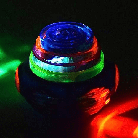 Uttam Toys Spinning Light Top/Lattoo with LED Light & Music Spinning Top