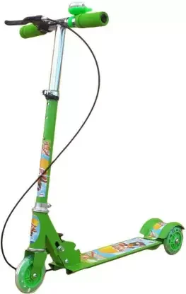 Scooter Green With Brake and Bell (Green)