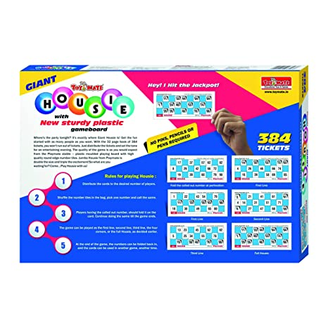 Toymate Housie Giant 384 Foldable Tickets