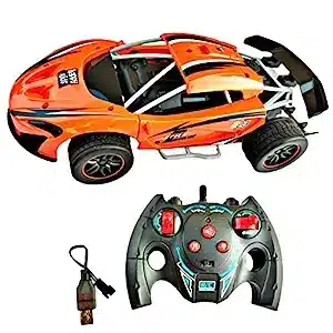 Happy Kids Hero Smoke Spray Racing Runner Car Toys 2.4 GHz with LED Light and Sound Electric Toy for Kids