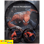 Spider Man 3.5Mm Jack Bass Booster Foldable Adjustable Wired On Ear Headphones