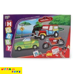 Virgo Toys Hobby Art Jr Vehicles 1- Stencil Art & Craft Kit