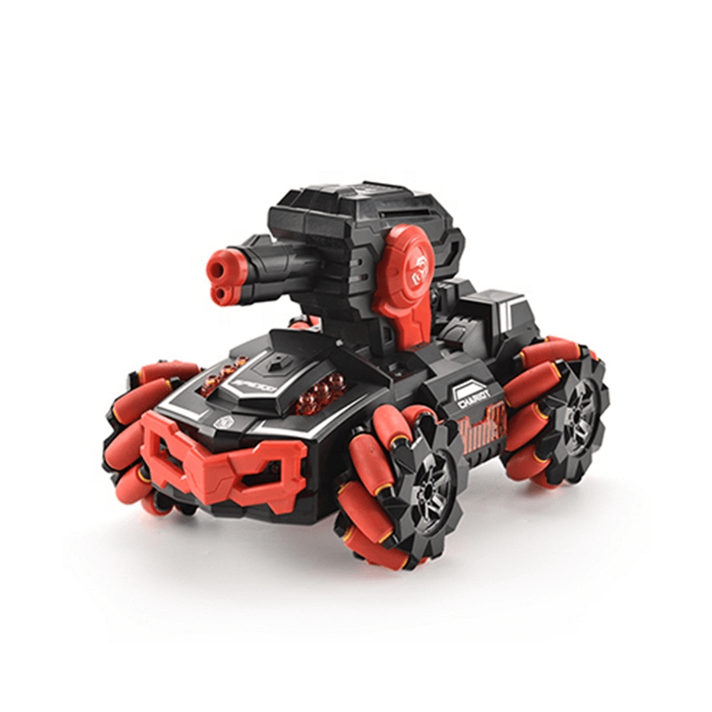 Uttam Toys Rc Car Water Bomb Remote Control Car Gesture Sensing RC Stunt Car 2.4GHz with 180° Rotating Shooting & 360° Rotating Tank