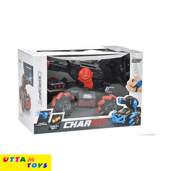 Uttam Toys Rc Car Water Bomb Remote Control Car Gesture Sensing RC Stunt Car 2.4GHz with 180° Rotating Shooting & 360° Rotating Tank