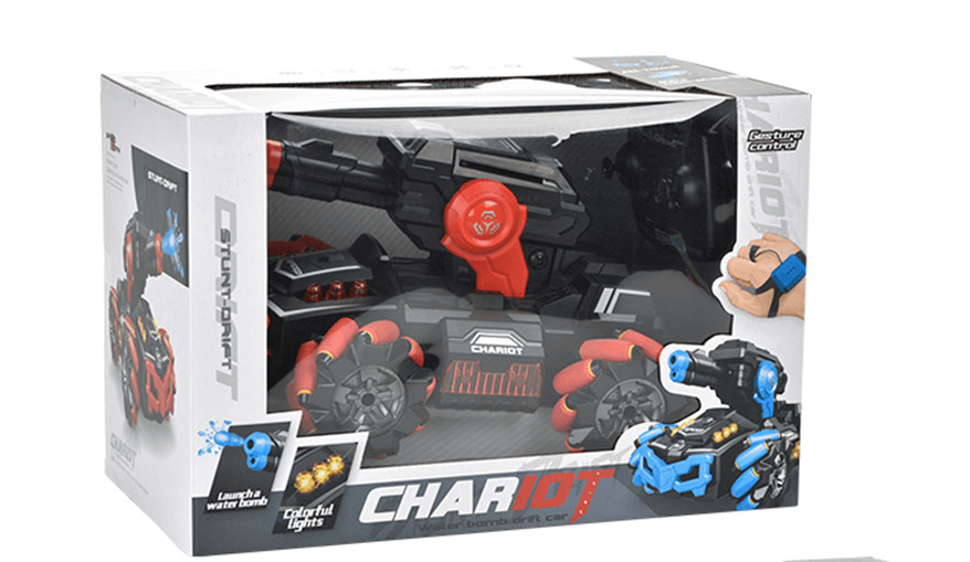 Uttam Toys Rc Car Water Bomb Remote Control Car Gesture Sensing RC Stunt Car 2.4GHz with 180° Rotating Shooting & 360° Rotating Tank