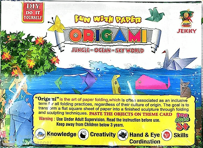 Jenny Origami (Art of Paper Folding) Fun Game for Kids in Theme of Jungle,Ocean and Sky World