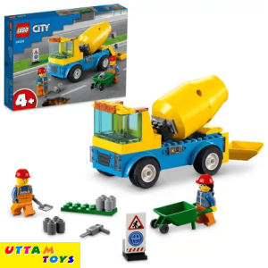 Lego Cement Mixer Truck (Multicolor)