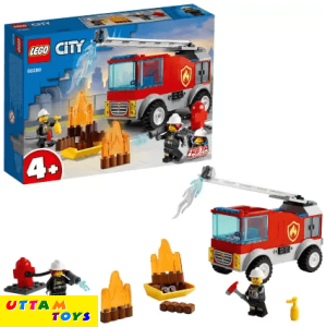 Lego Fire Ladder Truck (Multicolor)