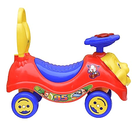 Playtool Lion Rider with Music for Baby & Backrest