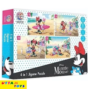 Ratna's 4 in 1 Disney Minnie Mouse Jigsaw Puzzle