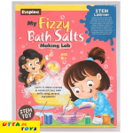 Explore My Fizzy Bath Salts Making Lab STEM Education Game - Pink