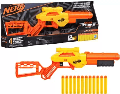 Nerf Alpha Strike Lynx SD-1 Blaster,20 Official Elite Darts ,For Kids, Teens, Adults Darts & Plastic Bullets