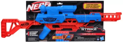 Nerf Alpha Strike Mantis LR-1 Toy Blaster with Targeting Scope, Incl. 5 Darts,for 8+ Guns & Darts