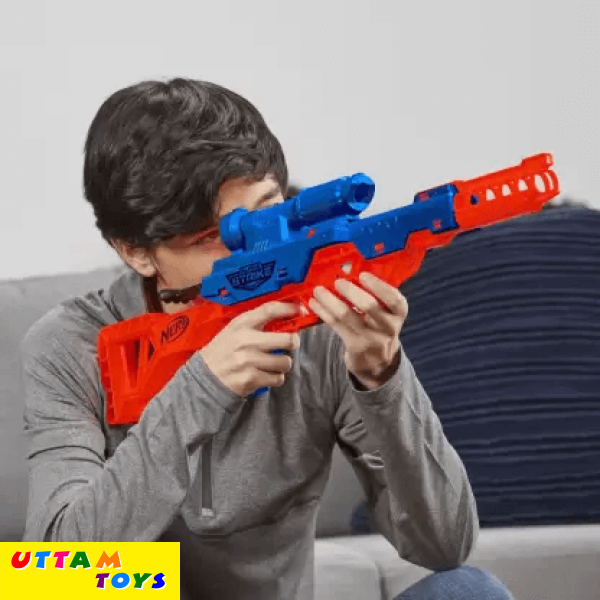 Nerf Alpha Strike Mantis LR-1 Toy Blaster with Targeting Scope, Incl. 5 Darts,for 8+ Guns & Darts